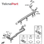 تصویر لوله ترمز کوتاه مزدا 3 اصلی 