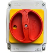 تصویر کلید ایزولاتور کهربا مدل 2502 کد IP65 - مناسب کولرگازی و اسپلیت 