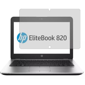 تصویر گلس لپ تاپ اچ پی EliteBook 820 G3 مدل نانو هیدروژل شفاف برند راک اسپیس کد XL 