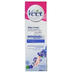 تصویر کرم موبر صورت و بدن پوست حساس ویت Veet Silky Fresh Cream 100ml 