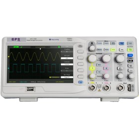 تصویر اسیلوسکوپ دیجیتالی GPS Ltd مدل GPS-1102B رنج 100 مگاهرتز دو کانال Digital Oscilloscope GPS Ltd Model GPS-1072B 100MHz 2Channels