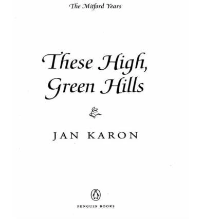 These Hgh, Green Hlls by Jan Karon Audobook 2 Cassettes Abrdged 1997