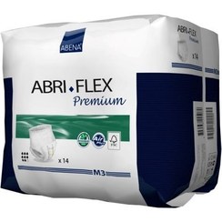 تصویر پوشک بزرگسال شورتی (ابری فلکس) Abri- Flex متوسط Abena مدل M3 Abri- Flex Adult Diaper M3