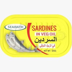 تصویر کنسرو ماهی ساردین در روغن گیاهی سی هات 125 گرم کنسرو حبوبات و سبزیجات SEAHATH 125 گرم