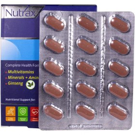 تصویر قرص مولتی ویتامین و مینرال ویتا-هی 30 عدد نوتراكس Nutrax VitaHe Multivitamin and Mineral 30 Tablets