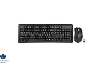 تصویر کیبورد و ماوس بی سیم ای فورتک مدل 4200N ا 4200N Wireless Desktop Keyboard and Mouse 4200N Wireless Desktop Keyboard and Mouse