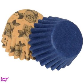 تصویر کپسول کاغذی کاپ کیک مدل Rose مجموعه 40 عددی 