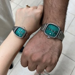 تصویر ست ساعت مچی کاسیو اولد مانی بند استیل رنگ ثابت 