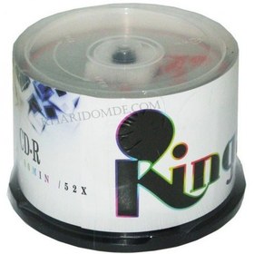 تصویر سی دی خام کینگ باکس بسته 50 عددی ا King CD-R - Pack of 50 King CD-R - Pack of 50