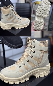 تصویر کفش کوهنوردی مردانه مدل رافائل رنگ طوسی 