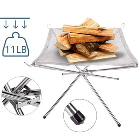 تصویر آتشدان گرین لاین مدل GNBNFRESTSTND 