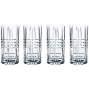 تصویر لیوان 4 پارچه ناخمن مدل Nachtmann Square Longdrink Glass 