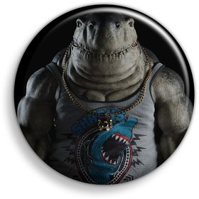 تصویر پیکسل ابیگل طرح کینگ شارک کوسه مدل King Shark کد 003 