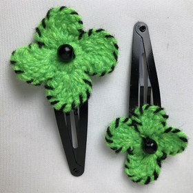 تصویر گیره مو زنانه مدل گل کد 6 