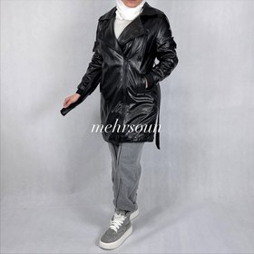 تصویر کاپشن چرم زنانه کد ۴۰۴ 