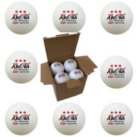 تصویر توپ پینگ پنگ ITTF های مسابقه تنیس روی میز 3 ستاره 8 قطعه را تایید کرد Aurora 