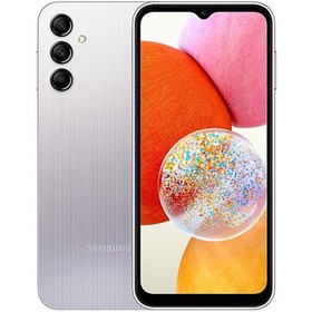 تصویر گوشی موبایل سامسونگ مدل Galaxy A14 دو سیم کارت ظرفیت 128 گیگابایت و رم 4 گیگابایت - نقره ای 