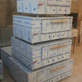 تصویر فر پیتزا صندوقی صنعتی استیل طول ۹۵ عرض ۷۵ ارتفاع ۴۰ 