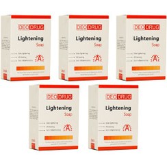 تصویر صابون شستشو دئو دراگ مدل Lightning وزن 90 گرم مجموعه 5 عددی 
