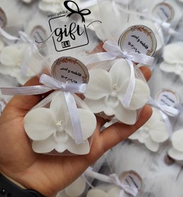 تصویر گیفت شمع ارکیده 