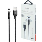 تصویر کابل مگنتی تایپ سی Yesido CA68 2.4A 1m YESIDO CA68 TYPE-C FAST CHARGE CABLE