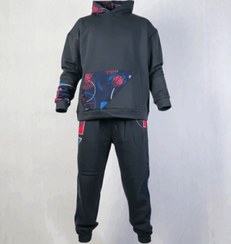 تصویر ست هودی و شلوار بسکتبالی و جنگلی 