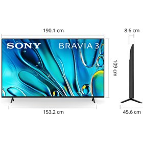 تصویر تلویزیون ال ای دی سونی مدل 85S30 سایز 85 اینچ Sony 85S30 LED TV 85 Inch