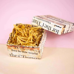 تصویر پوشال اسپان ، بسته۱۰۰ گرمی - زرد خردلی در ۱۳ رنگ قابل سفارش است