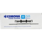 تصویر گیره پوشه فلزی کرونا کد 3010 ابزاری کاربردی برای بایگانی سریع و مرتب اسناد کاغذی