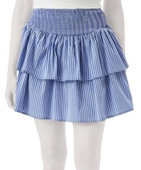 تصویر دامن کوتاه نخ‌پنبه زنانه کوتون مدل AM-COT-5SAL70020IW 