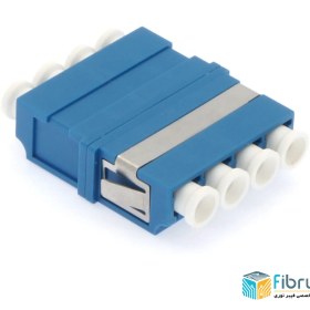 تصویر آداپتور فیبر نوری چهارتایی LC-LC سینگل مود Fiber Optical LC-LC-QUAD-SM Adapter