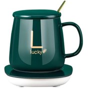 تصویر ماگ وارمر دار لاکی Luckey مدل Smart Mug 