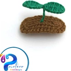 تصویر گیره سر(گلسر)بافتنی،طرح جوانه،پینترستی و کیوت 