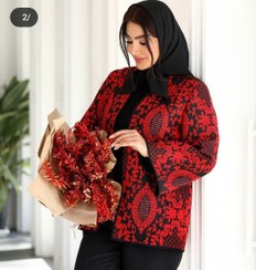 تصویر کت زنانه ساوین/تافته سوزن دوزی با کیفیت - گل 