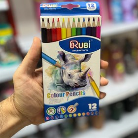 تصویر مدادرنگی۱۲ روبی 