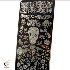 تصویر شابلون فلزی ناخن S15 