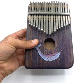 تصویر کالیمبا 17 تیغ چوب راش طرح وال کد d160011 