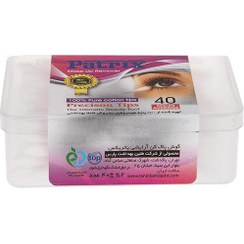 تصویر گوش پاک کن آرایشی بسته 40 عددی Patrix Patrix Hygienic Cotton Swabs 40PCS