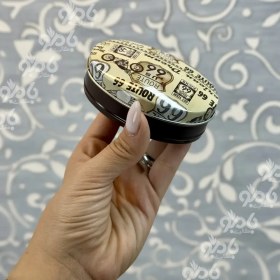 تصویر قوطی فلزی بیضی 16201 