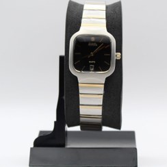 تصویر ساعت مچی عقربه‌ای کوارتز زنانه کلاسیک کوبل مدل CB6232L سیلور رزگلد صفحه مشکی 