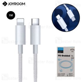 تصویر کابل لایتنینگ به Type C جویروم Joyroom S-1024M5 طول 1 متر شدت جریان 2.4 آمپر 