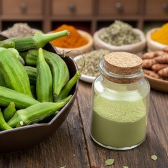 تصویر پودر بامیه خالص اعلاء 