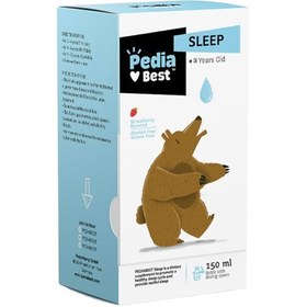 تصویر شربت پدیابست اسلیپ طعم توت فرنگی حجم 150 میلی لیتر Pedia Best Sleep 150 ml