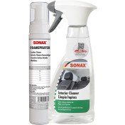 تصویر پک 2عددی تمیزکننده داخل خودرو سوناکس + اسپری فوم‌ساز سوناکس 