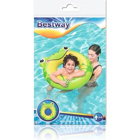 تصویر حلقه شنا بادی قورباغه بچگانه bestway 36351 frog