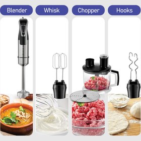 تصویر گوشت کوب برقی ۳ کاره بسیمارک مدل BM3316 bismark BM3316 hand blender