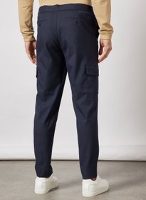 تصویر شلوار کتان مردانه رک با رنگ سرمه‌ای برند selected homme Reck Cargo Pants Navy