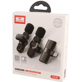 تصویر میکروفون یقه ای بی سیم Earldom ET-MC8 Earldom ET-MC8C Wireless Microphone