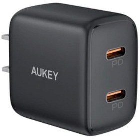 تصویر شارژر دیواری 20 وات دو پورت آئوکی مدل PA-R1S Aukey PA-R1S Type C Power Adapter (20W)