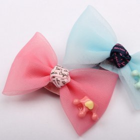 تصویر گل سر انبری پاپیون (2 عددی) 